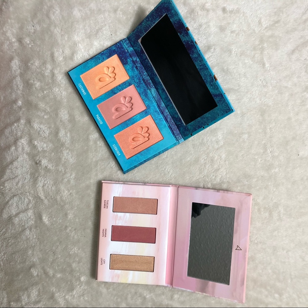 blush and highlighter palettes (alamar/wander)